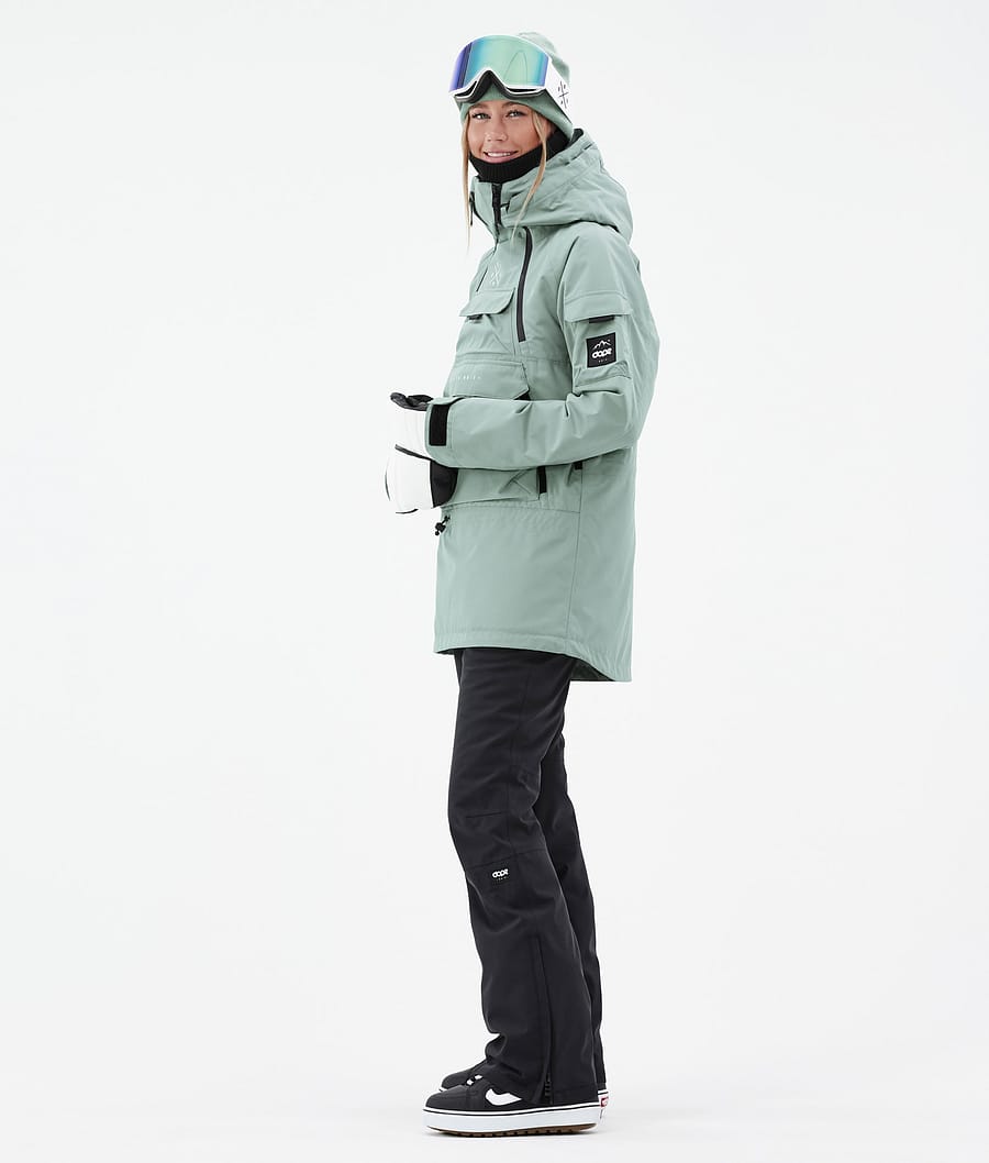 Dope Akin W Snowboardjacke Damen Grün | 574-EDNXAW