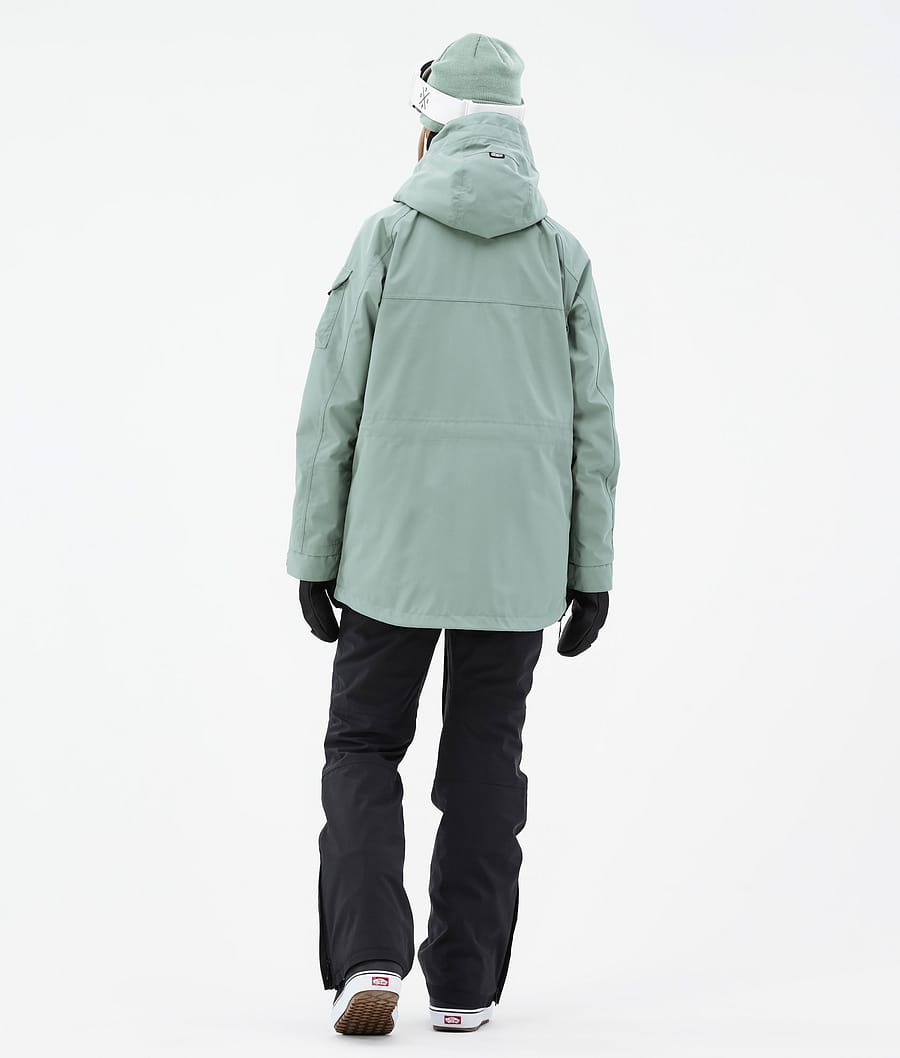 Dope Akin W Snowboardjacke Damen Grün | 574-EDNXAW