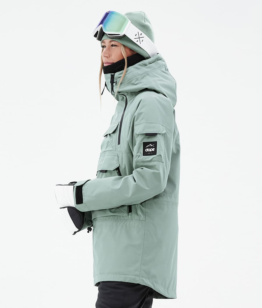 Dope Akin W Snowboardjacke Damen Grün | 574-EDNXAW