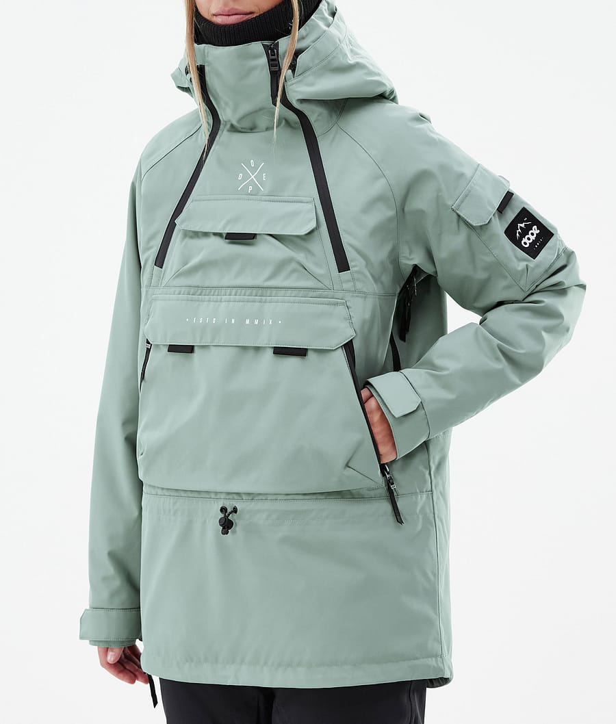 Dope Akin W Snowboardjacke Damen Grün | 574-EDNXAW