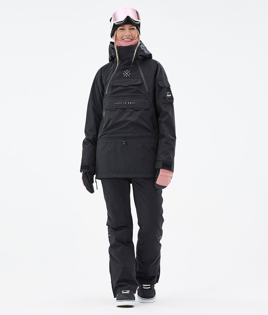 Dope Akin W Snowboardjacke Damen Schwarz | 743-URCVGH