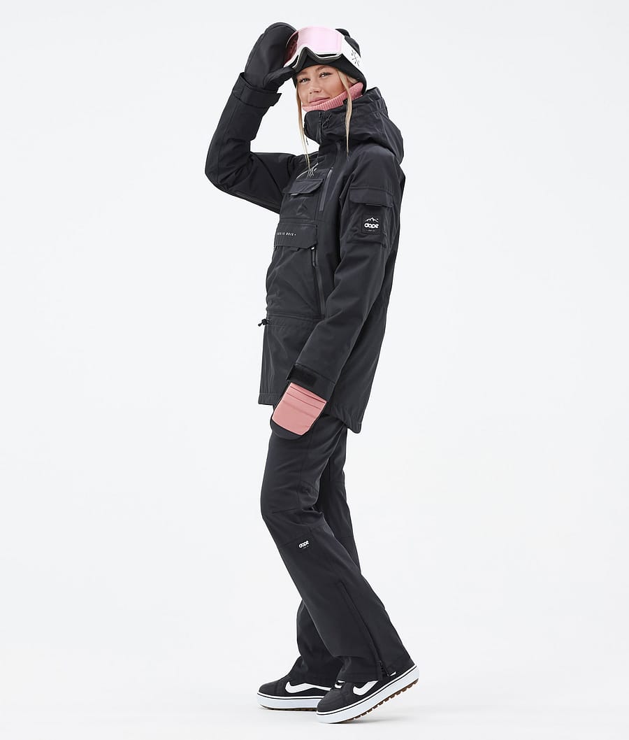 Dope Akin W Snowboardjacke Damen Schwarz | 743-URCVGH