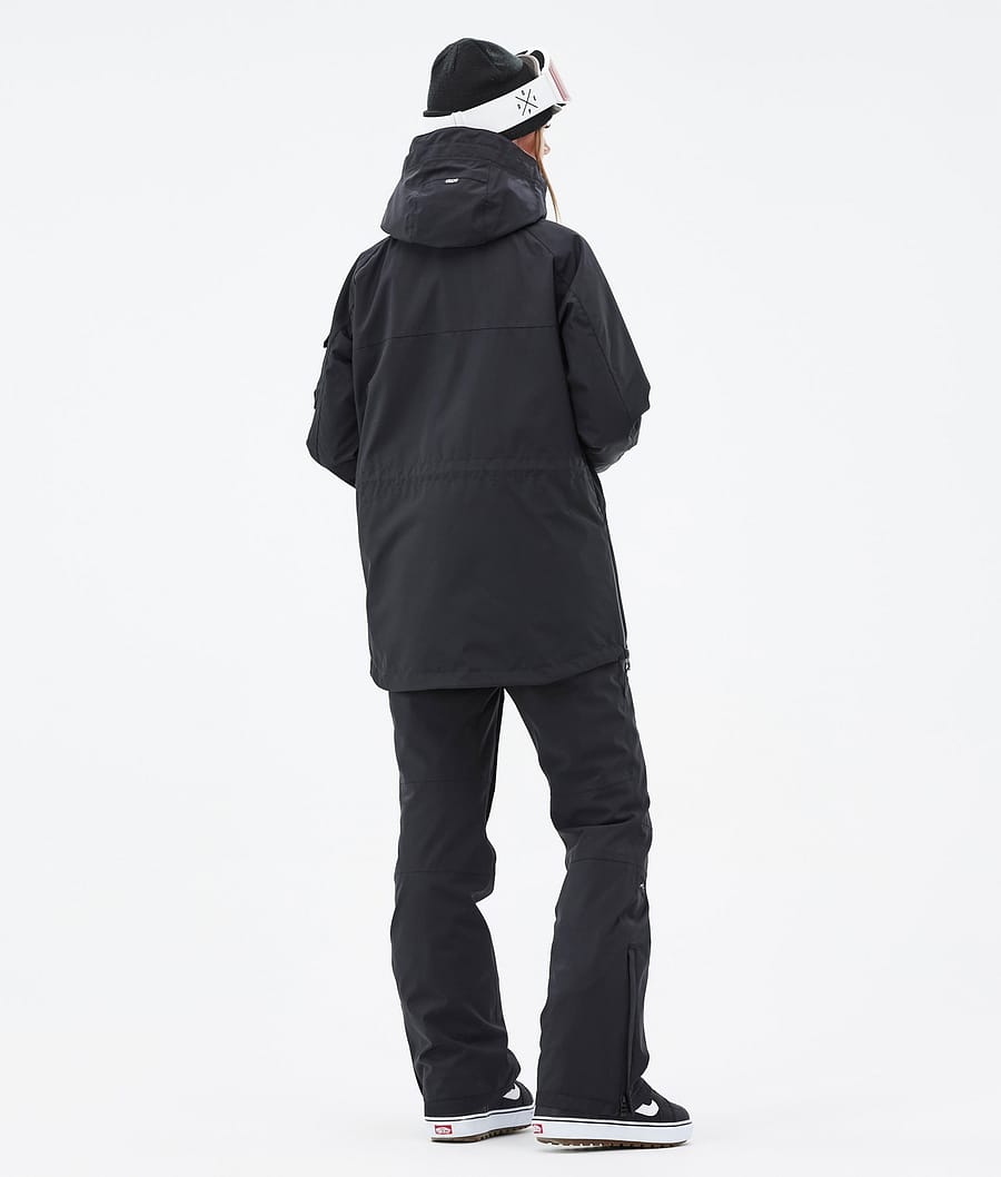 Dope Akin W Snowboardjacke Damen Schwarz | 743-URCVGH