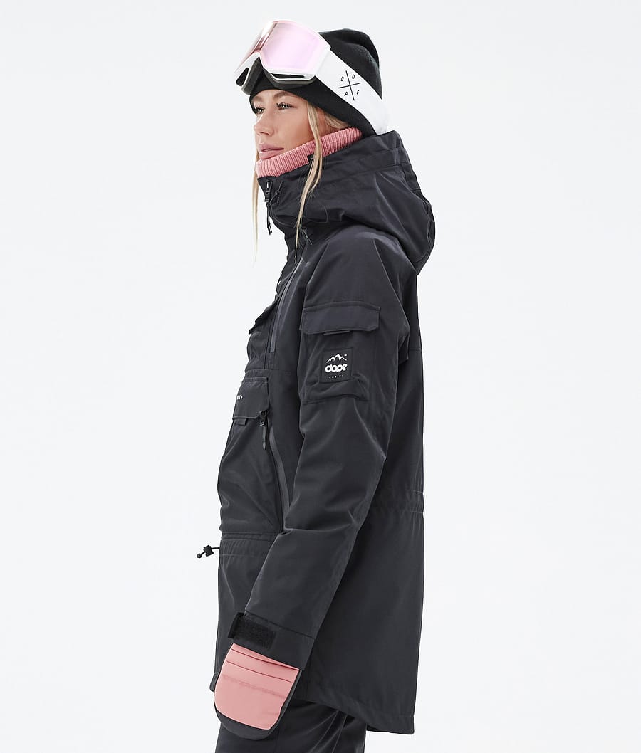 Dope Akin W Snowboardjacke Damen Schwarz | 743-URCVGH
