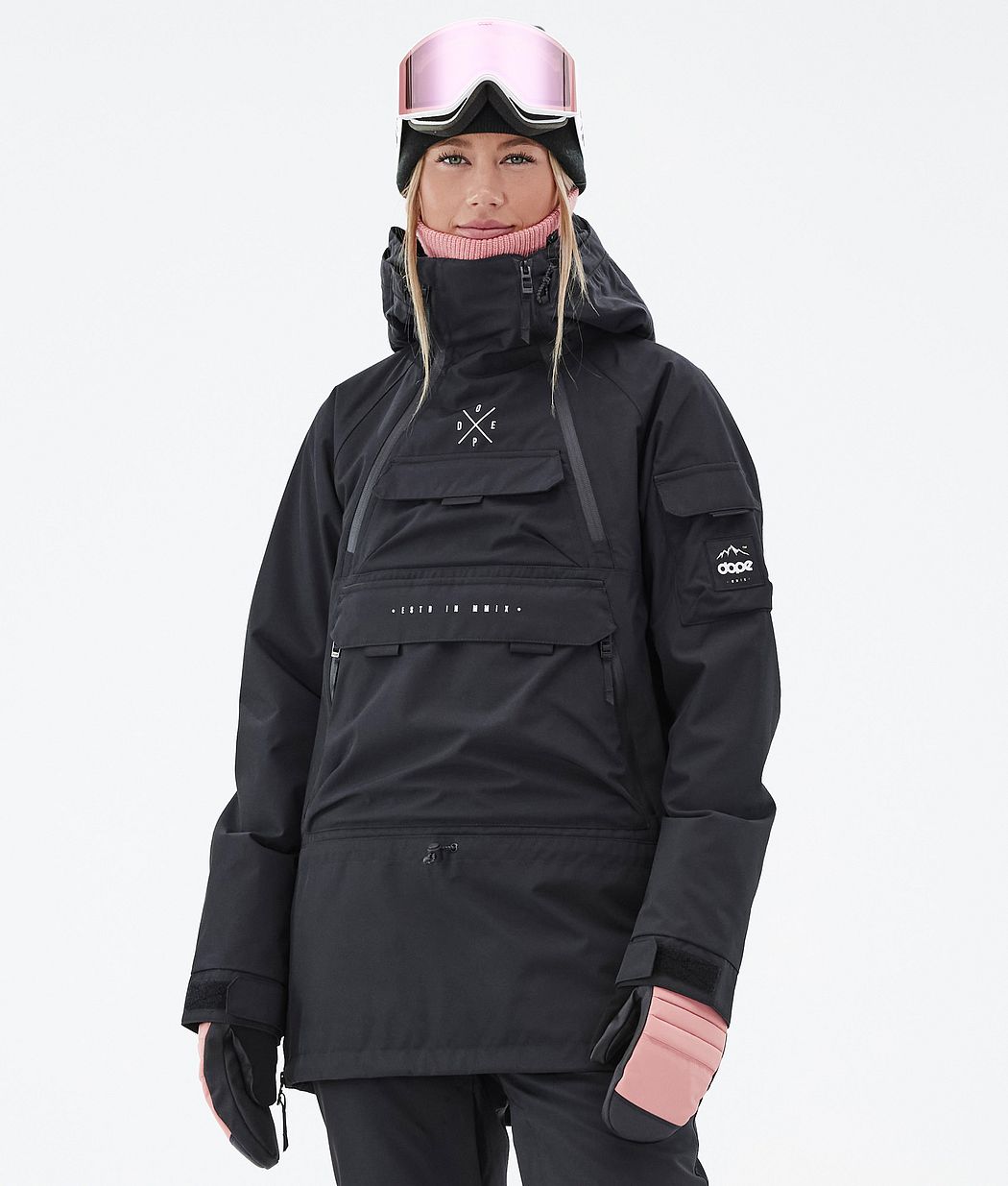 Dope Akin W Snowboardjacke Damen Schwarz | 743-URCVGH