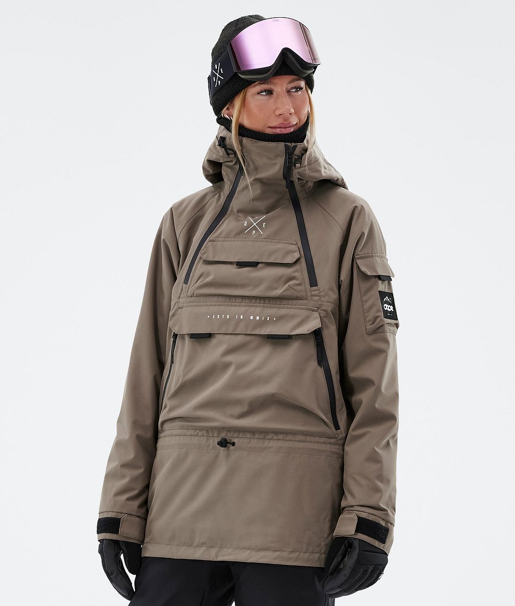 Dope Akin W Snowboardjacke Damen Tiefesbraun | 973-LRGYZJ