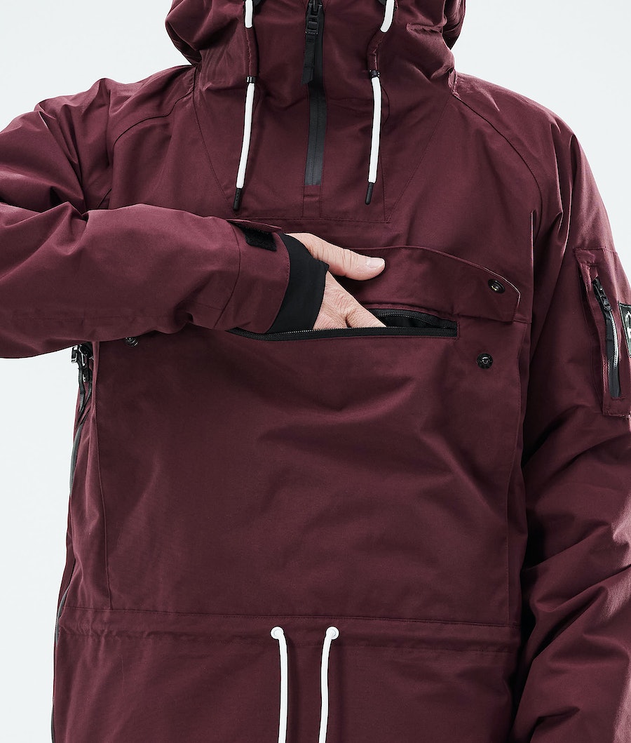 Dope Annok 2021 Snowboardjacke Herren Bordeaux | 375-HYQEAP