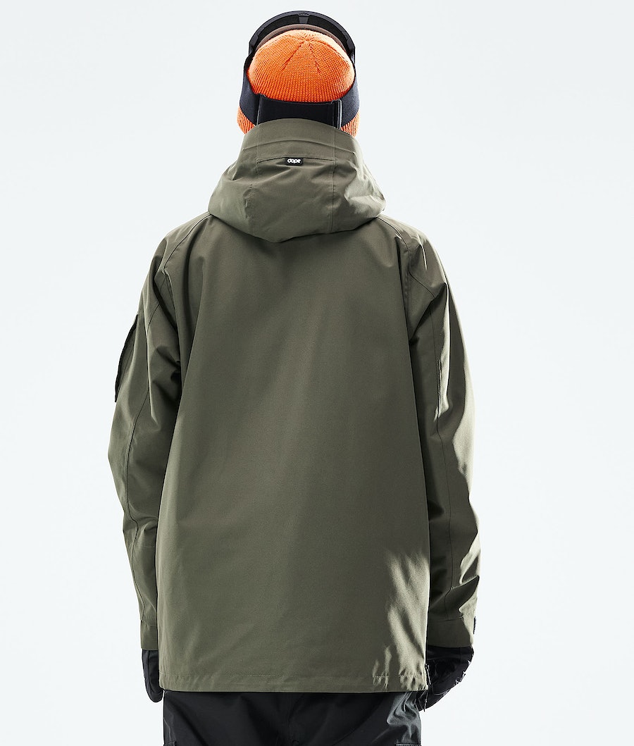 Dope Annok 2021 Snowboardjacke Herren Olivgrün Grün Schwarz | 498-JRBTMN