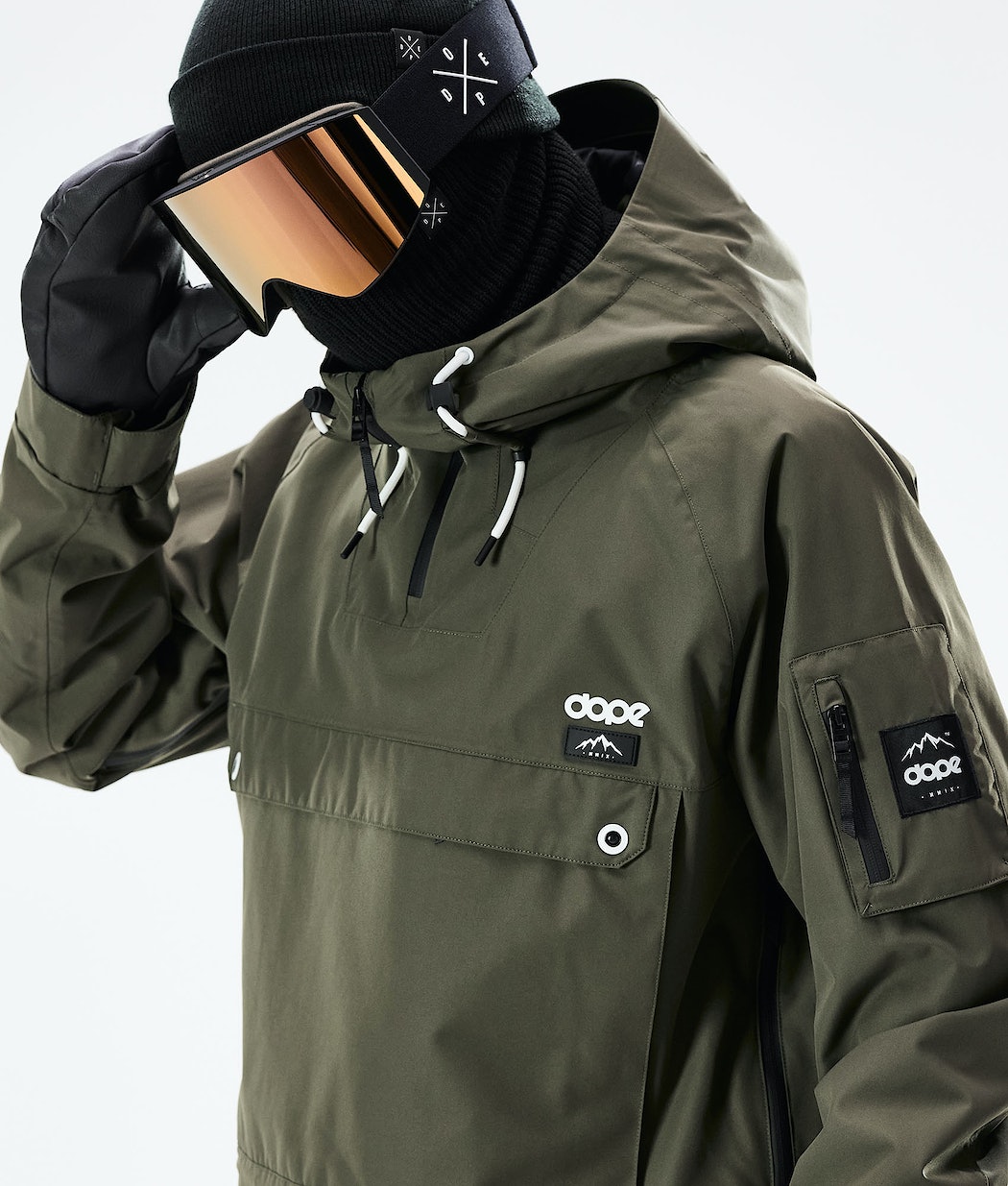 Dope Annok 2021 Snowboardjacke Herren Olivgrün Grün | 852-GBXPRF