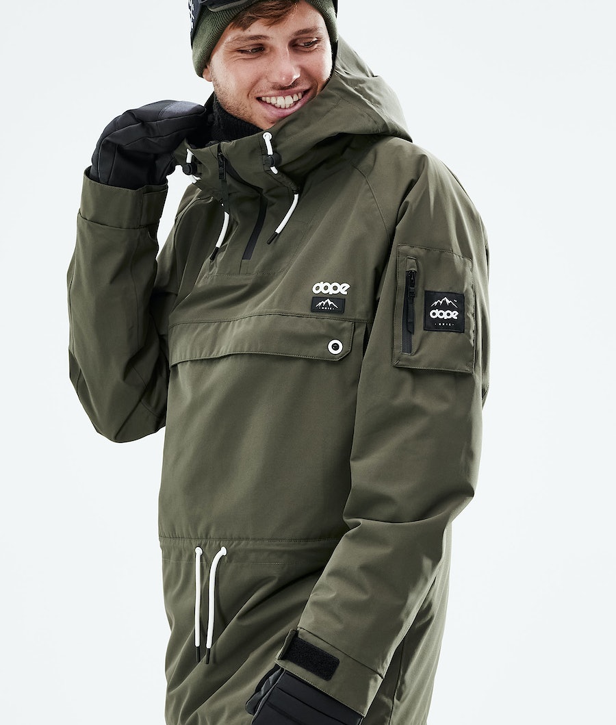 Dope Annok 2021 Snowboardjacke Herren Olivgrün Grün | 852-GBXPRF