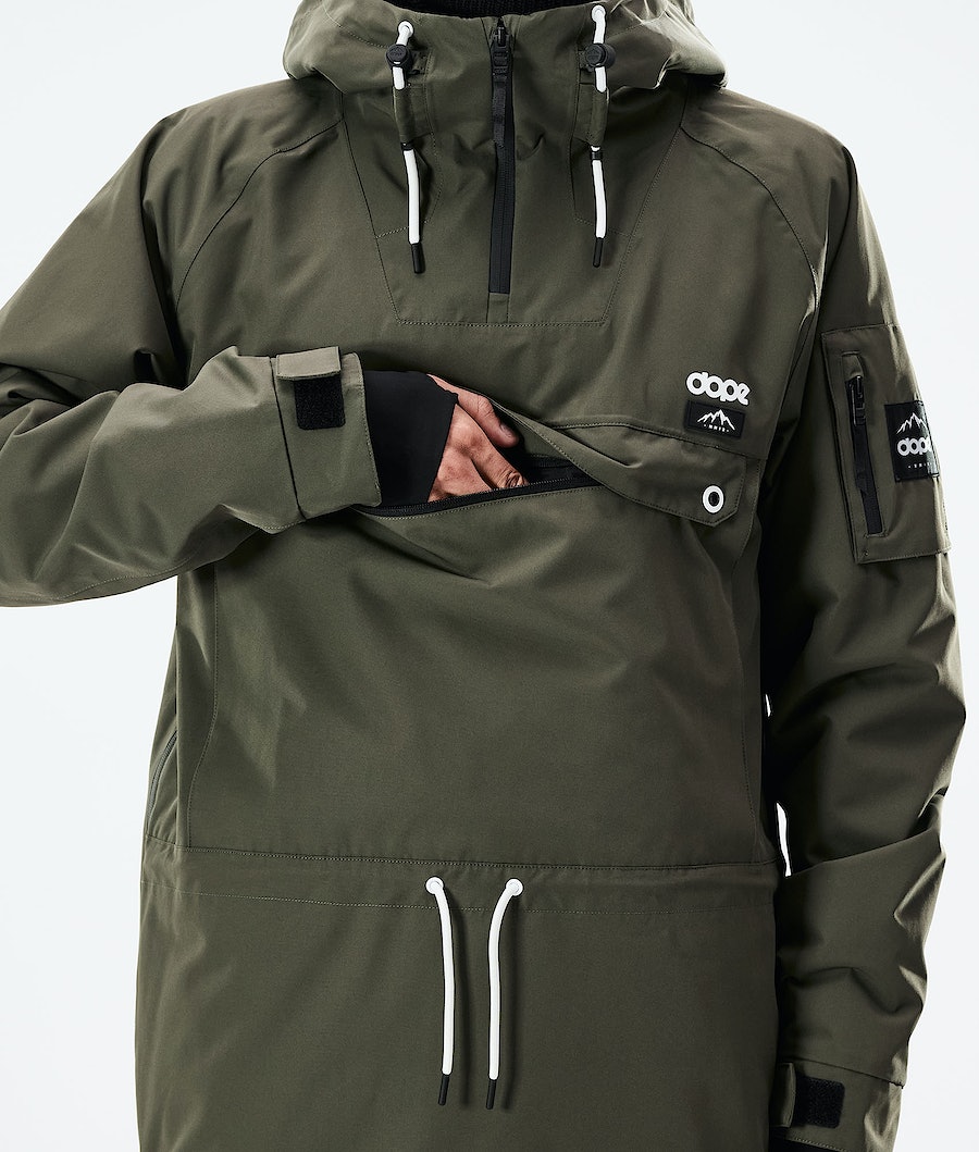 Dope Annok 2021 Snowboardjacke Herren Olivgrün Grün | 852-GBXPRF