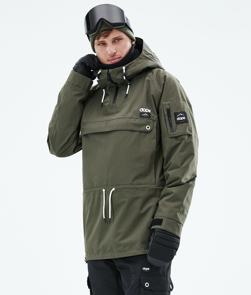 Dope Annok 2021 Snowboardjacke Herren Olivgrün Grün | 852-GBXPRF