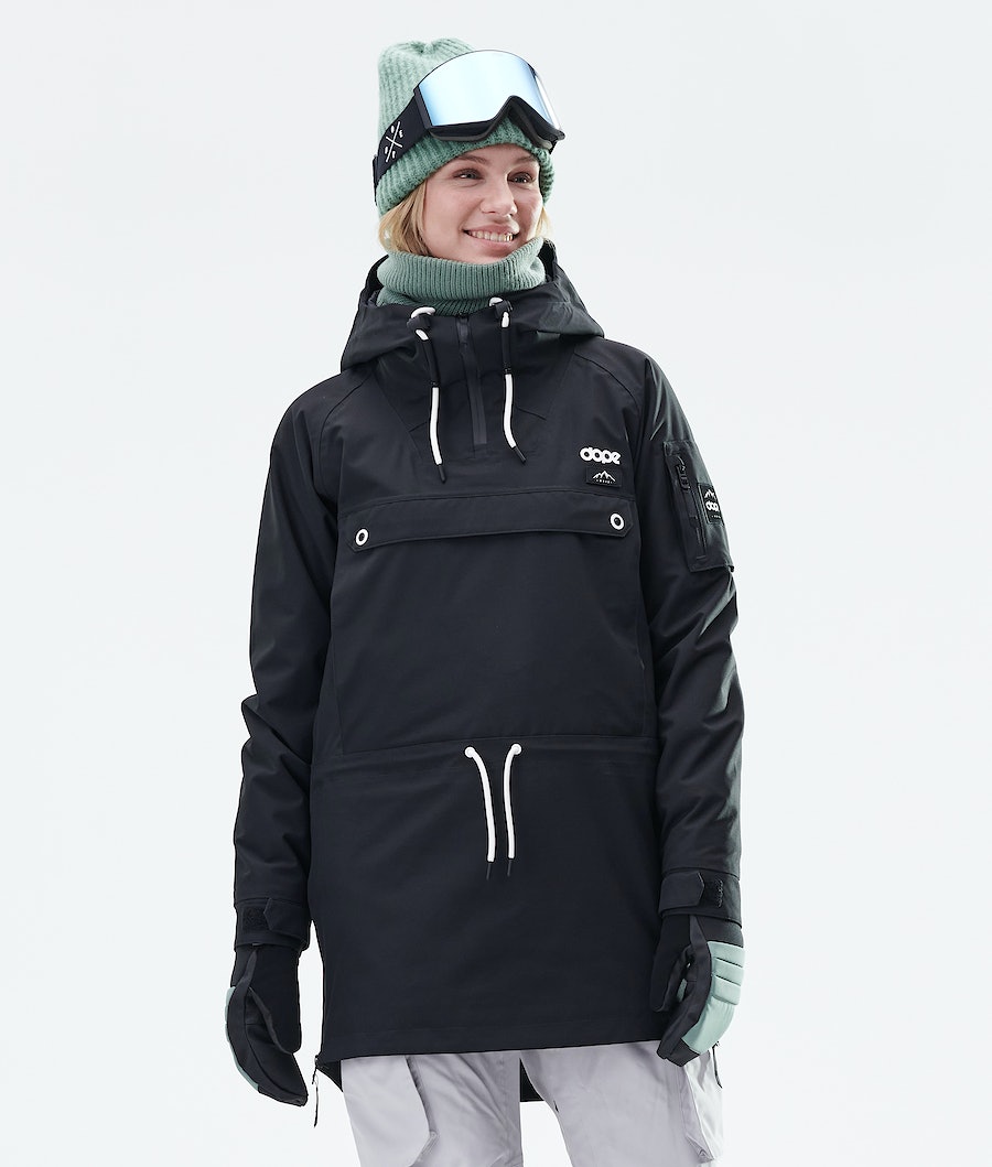 Dope Annok Long W Snowboardjacke Damen Schwarz | 237-PMDNRU