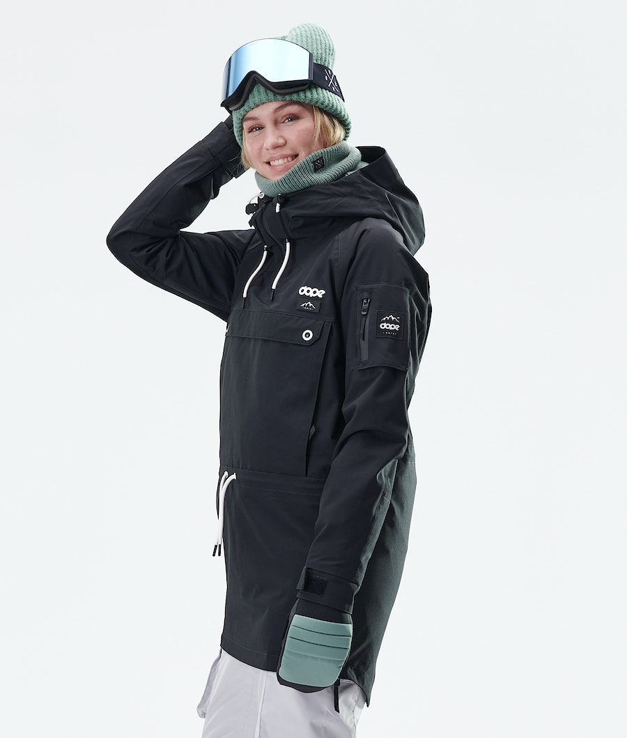 Dope Annok Long W Snowboardjacke Damen Schwarz | 237-PMDNRU