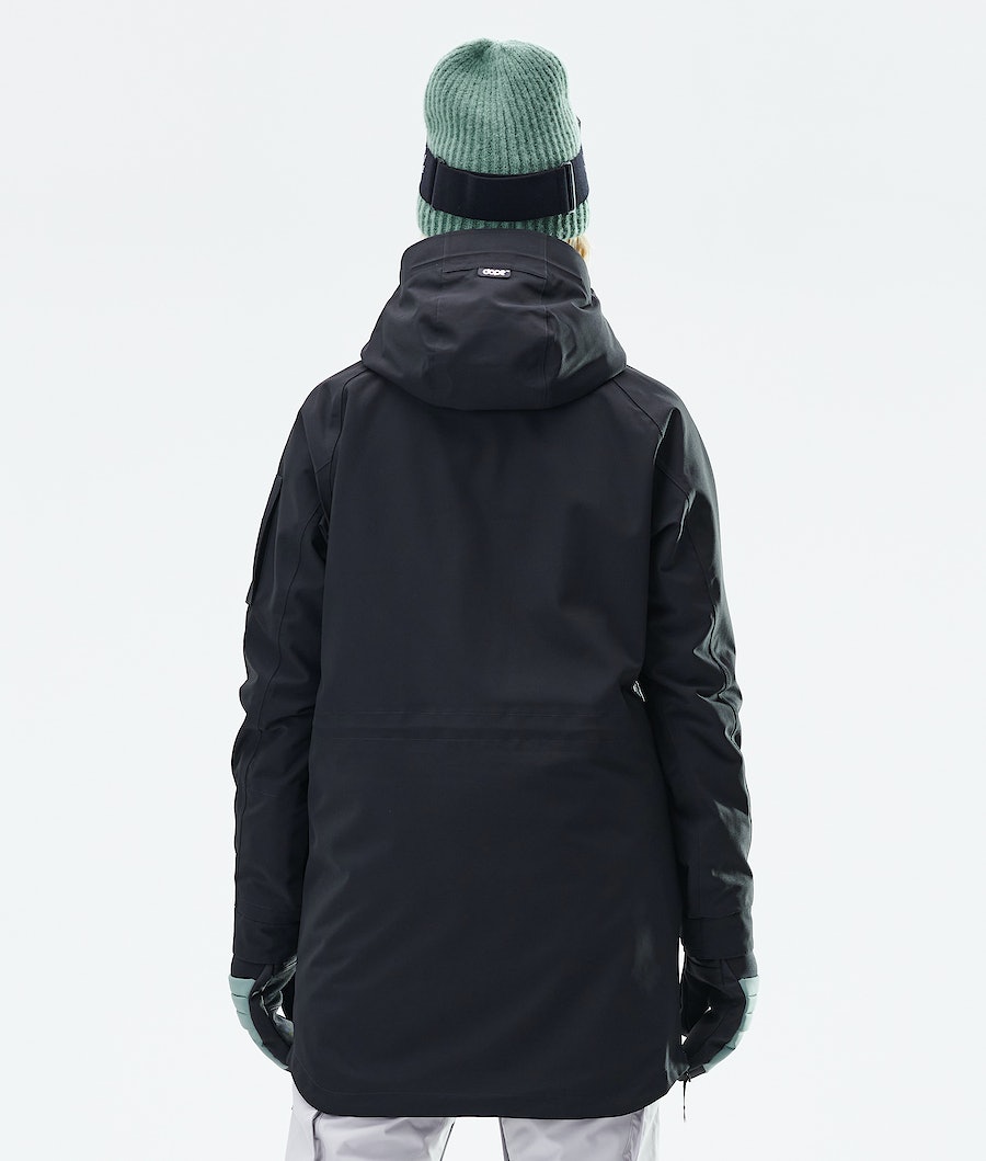 Dope Annok Long W Snowboardjacke Damen Schwarz | 237-PMDNRU
