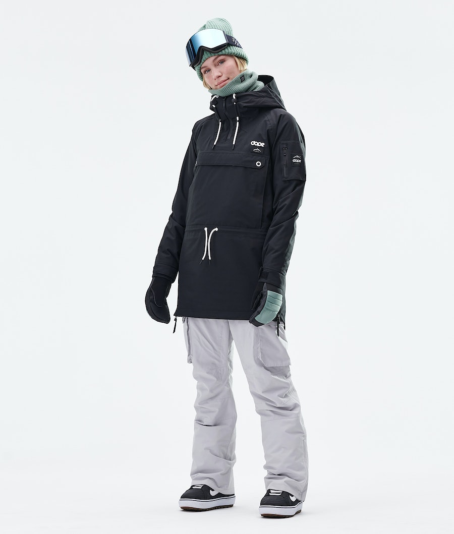 Dope Annok Long W Snowboardjacke Damen Schwarz | 237-PMDNRU