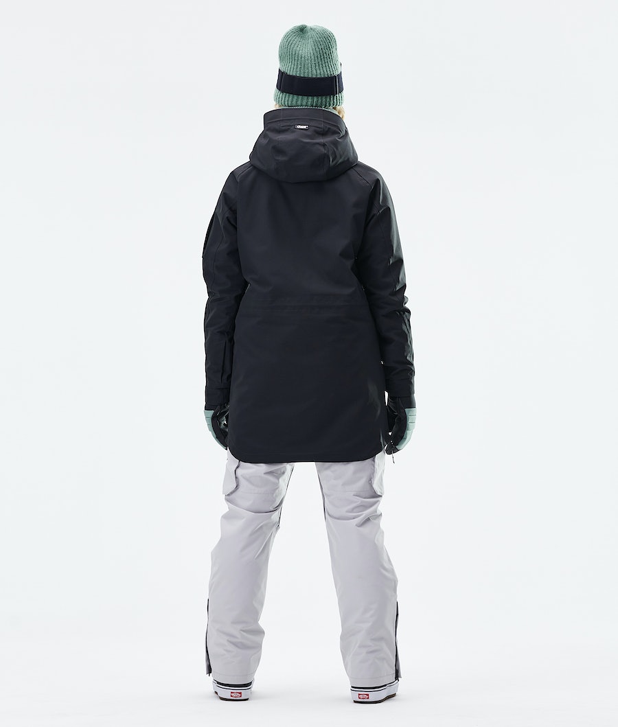 Dope Annok Long W Snowboardjacke Damen Schwarz | 237-PMDNRU