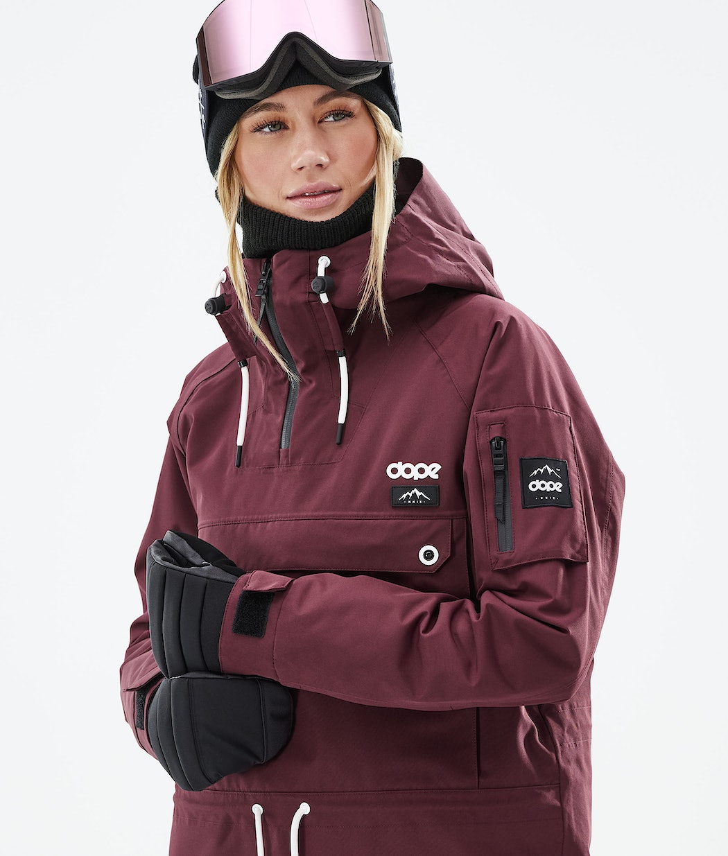 Dope Annok W 2021 Snowboardjacke Damen Bordeaux | 125-ZQINYT