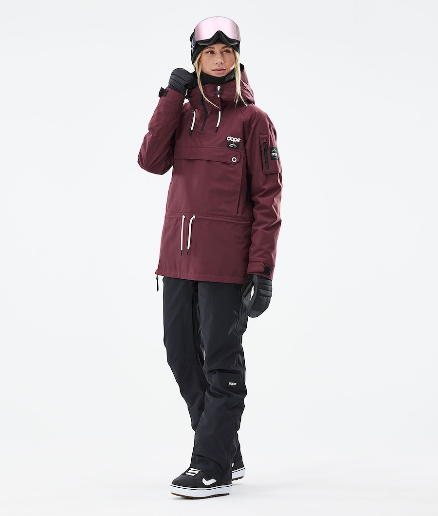Dope Annok W 2021 Snowboardjacke Damen Bordeaux | 125-ZQINYT