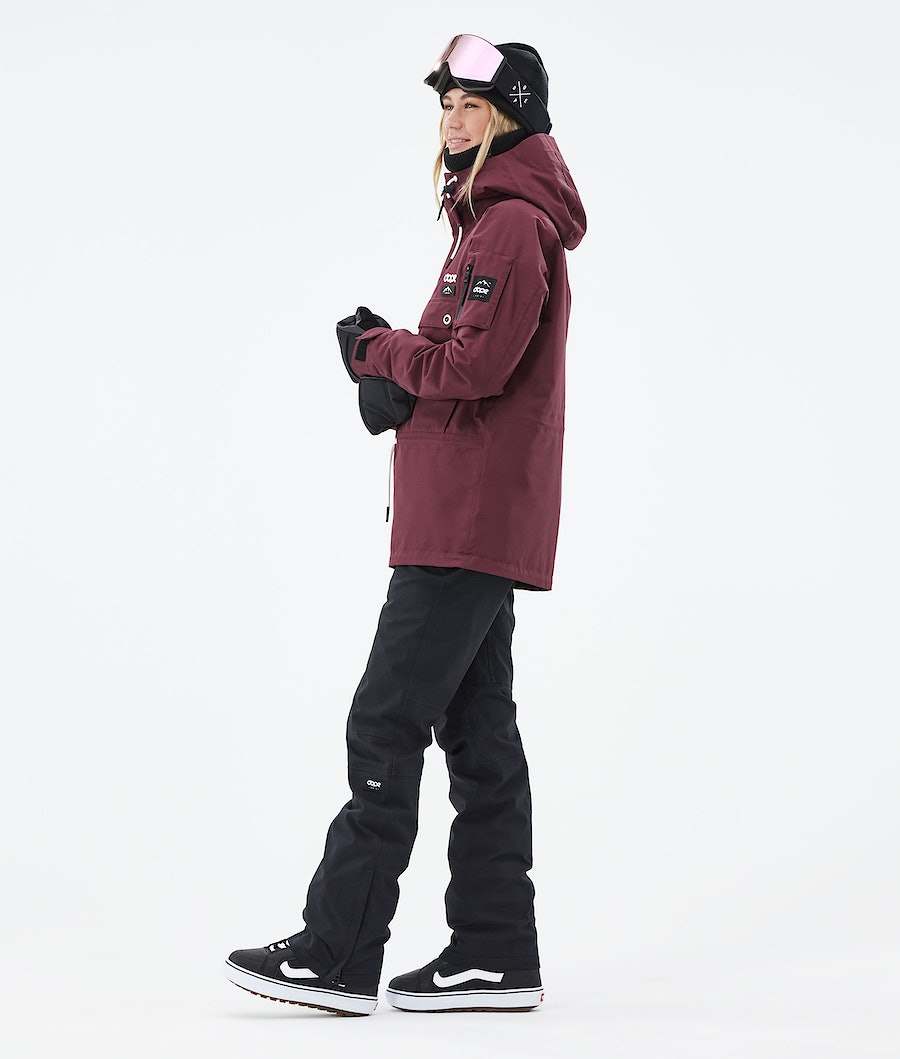 Dope Annok W 2021 Snowboardjacke Damen Bordeaux | 125-ZQINYT