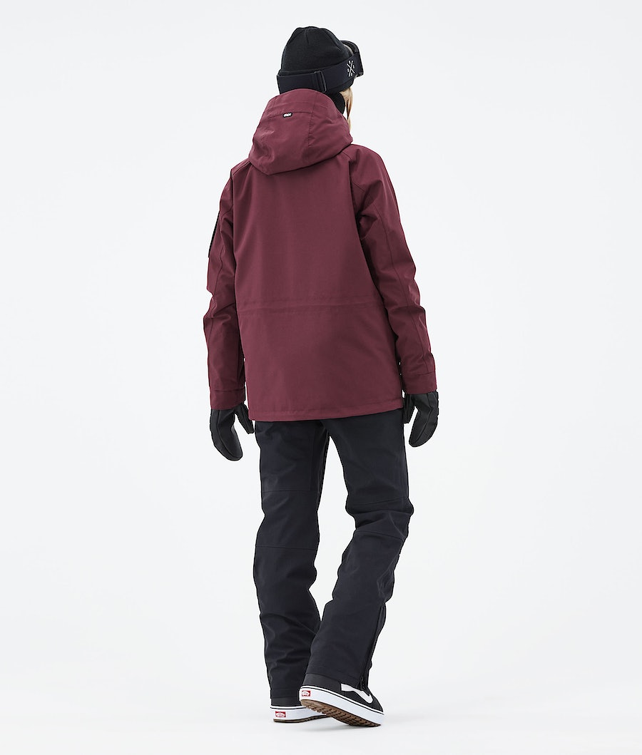 Dope Annok W 2021 Snowboardjacke Damen Bordeaux | 125-ZQINYT