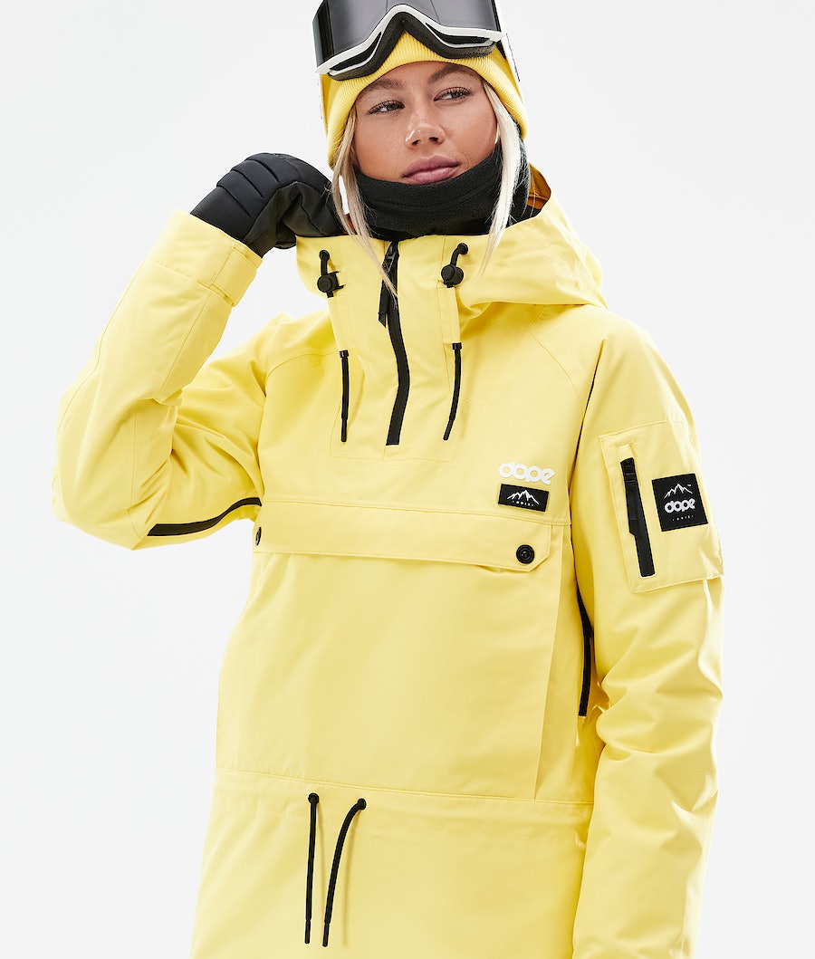 Dope Annok W 2021 Snowboardjacke Damen Gelb | 412-NBOYRV