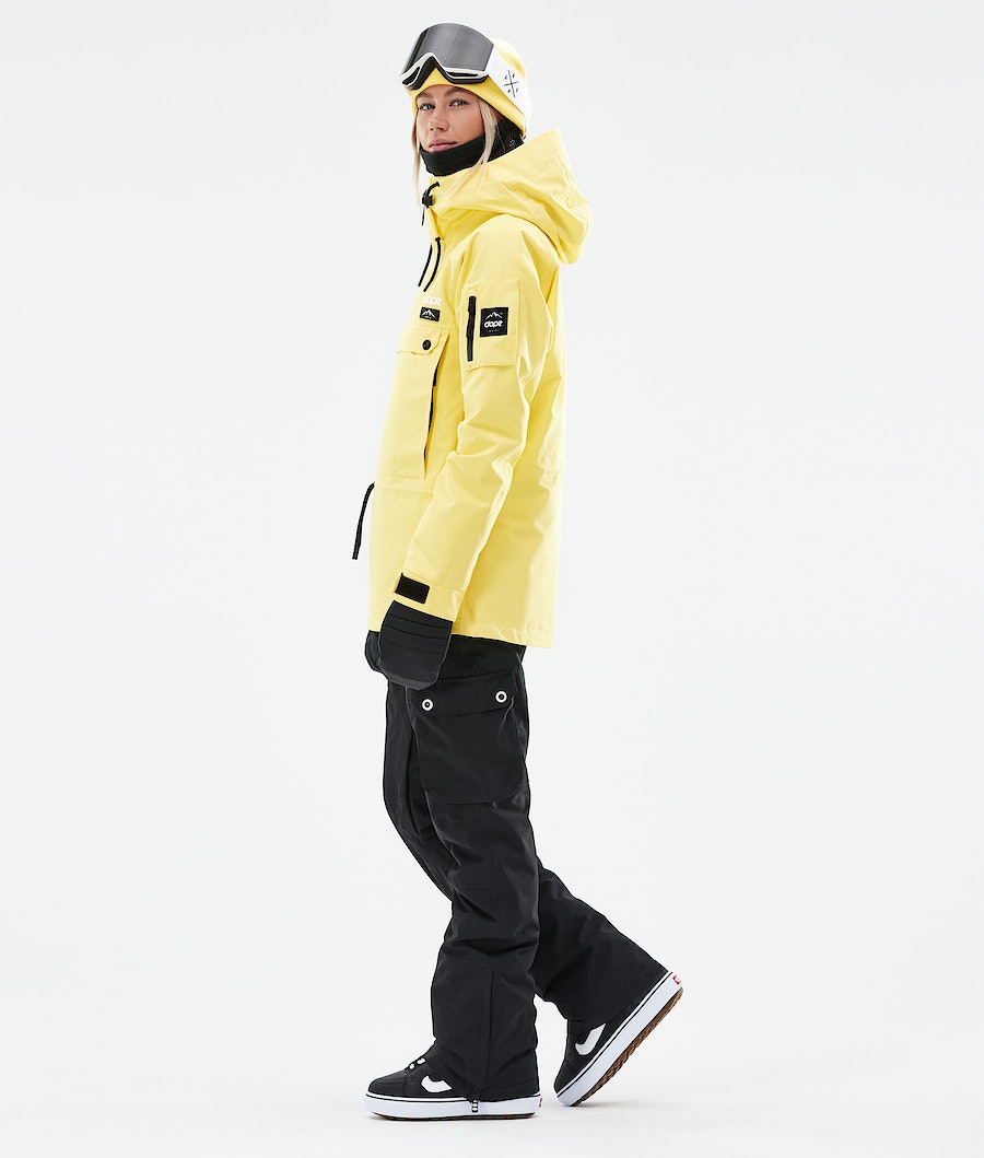 Dope Annok W 2021 Snowboardjacke Damen Gelb | 412-NBOYRV