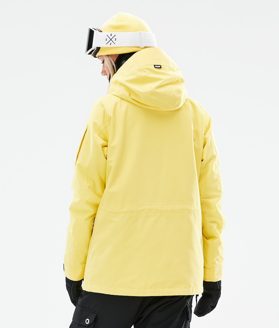 Dope Annok W 2021 Snowboardjacke Damen Gelb | 412-NBOYRV