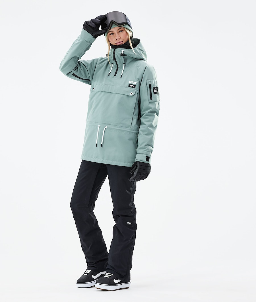 Dope Annok W 2021 Snowboardjacke Damen Grün | 612-HKFWED