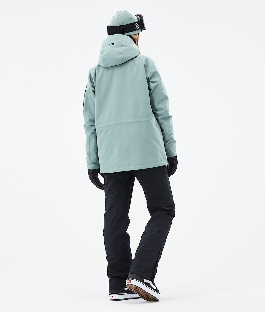 Dope Annok W 2021 Snowboardjacke Damen Grün | 612-HKFWED