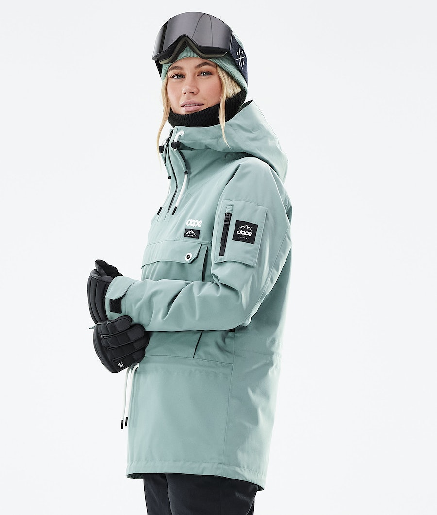 Dope Annok W 2021 Snowboardjacke Damen Grün | 612-HKFWED