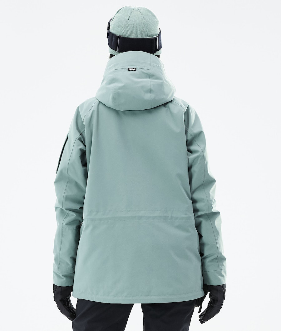 Dope Annok W 2021 Snowboardjacke Damen Grün | 612-HKFWED