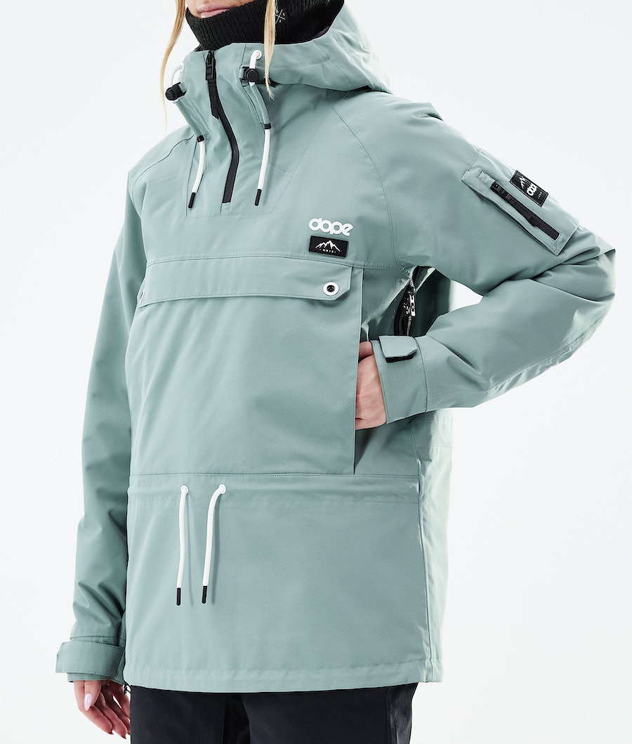 Dope Annok W 2021 Snowboardjacke Damen Grün | 612-HKFWED