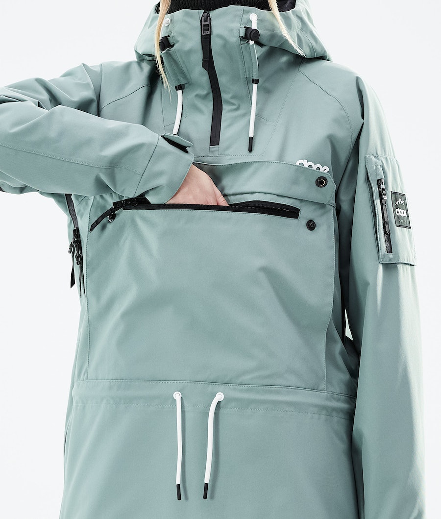 Dope Annok W 2021 Snowboardjacke Damen Grün | 612-HKFWED