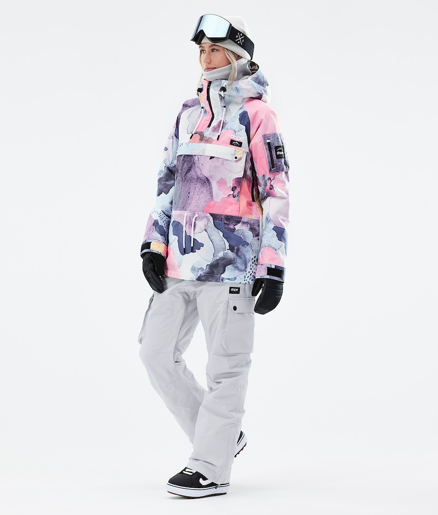 Dope Annok W 2021 Snowboardjacke Damen Mehrfarbig Rosa | 638-GZCIWK