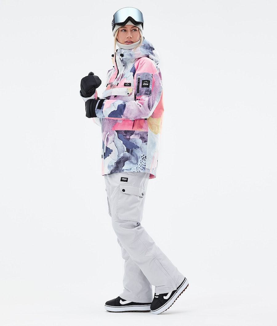 Dope Annok W 2021 Snowboardjacke Damen Mehrfarbig Rosa | 638-GZCIWK
