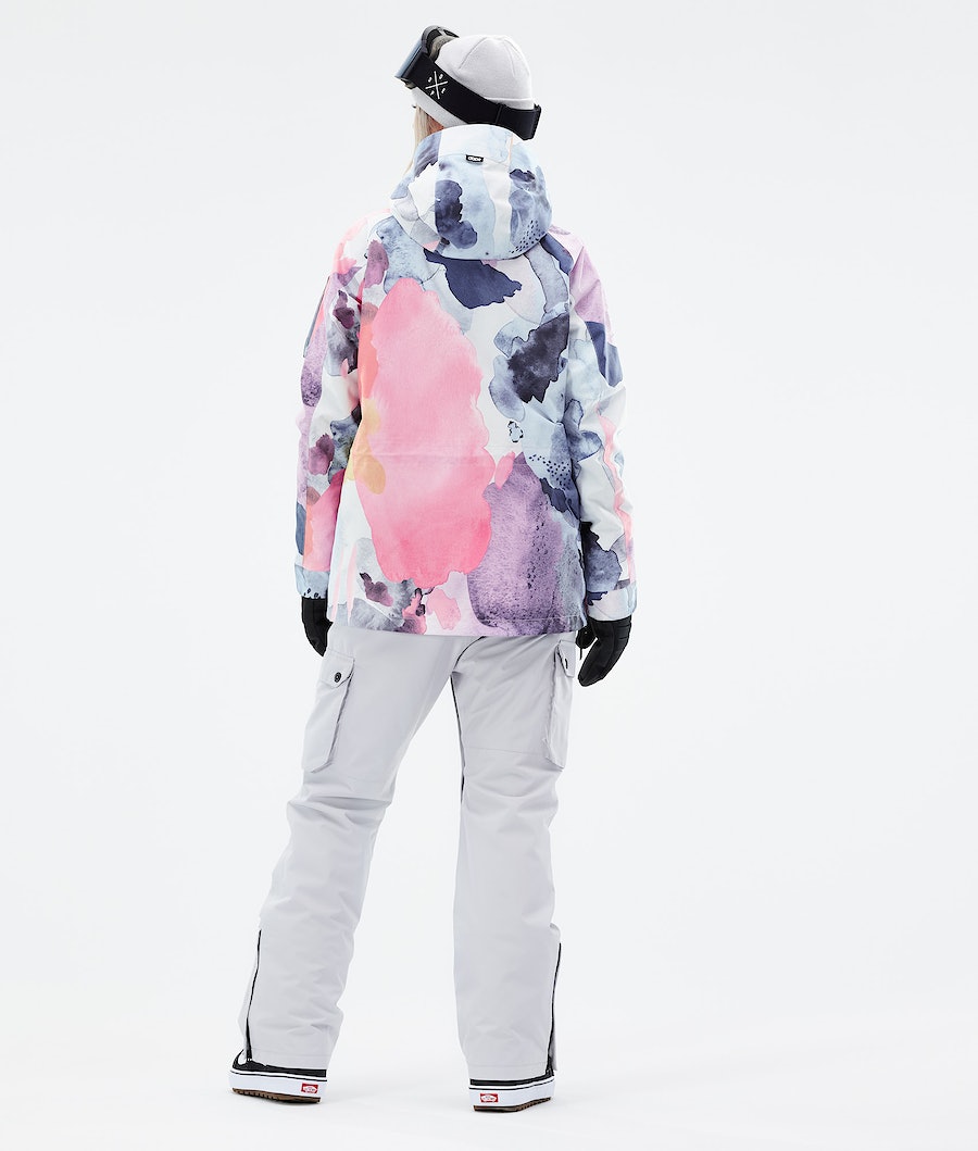 Dope Annok W 2021 Snowboardjacke Damen Mehrfarbig Rosa | 638-GZCIWK