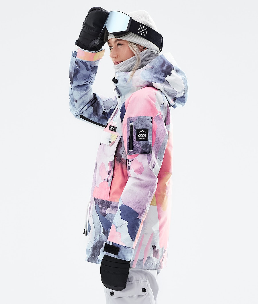 Dope Annok W 2021 Snowboardjacke Damen Mehrfarbig Rosa | 638-GZCIWK