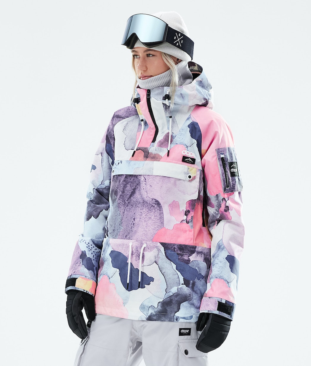 Dope Annok W 2021 Snowboardjacke Damen Mehrfarbig Rosa | 638-GZCIWK