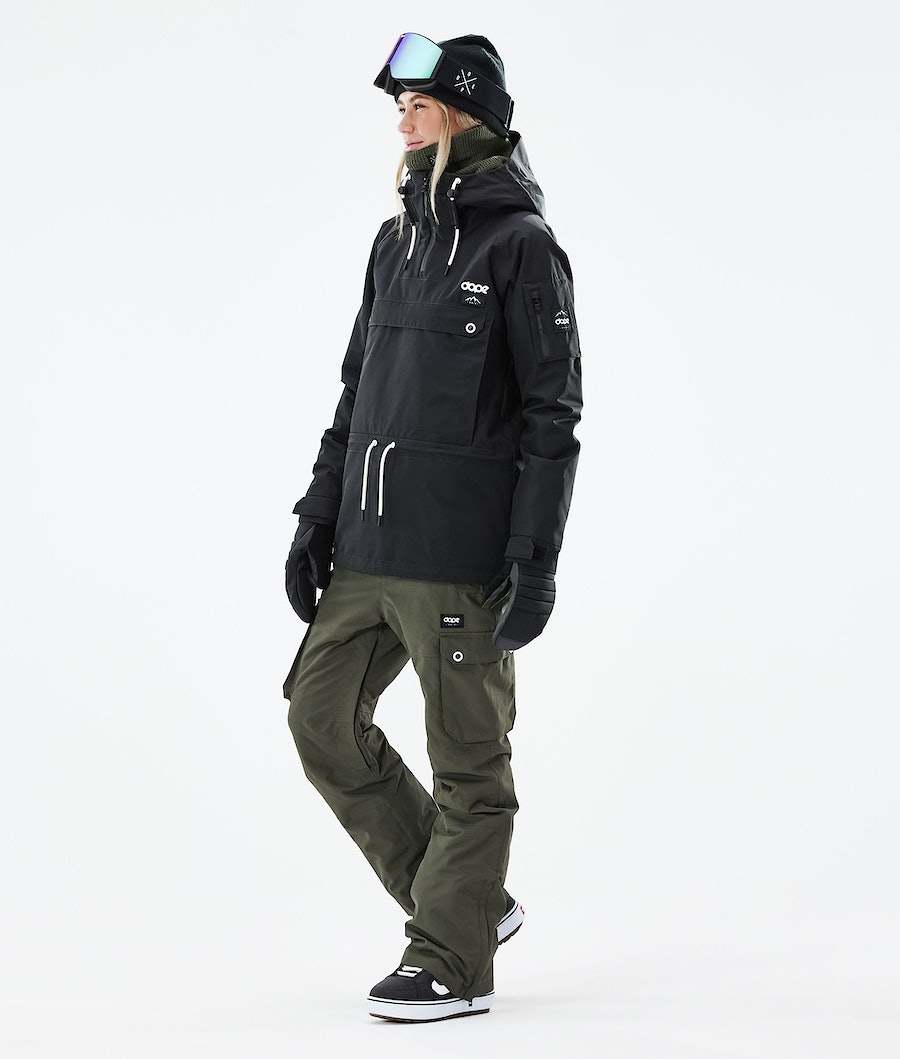 Dope Annok W 2021 Snowboardjacke Damen Schwarz | 276-UZLXEJ