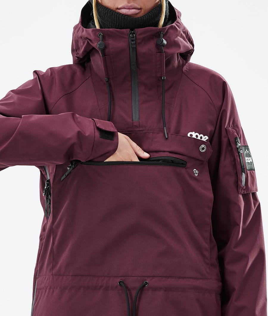 Dope Annok W Snowboardjacke Damen Bordeaux | 718-YIOPAN