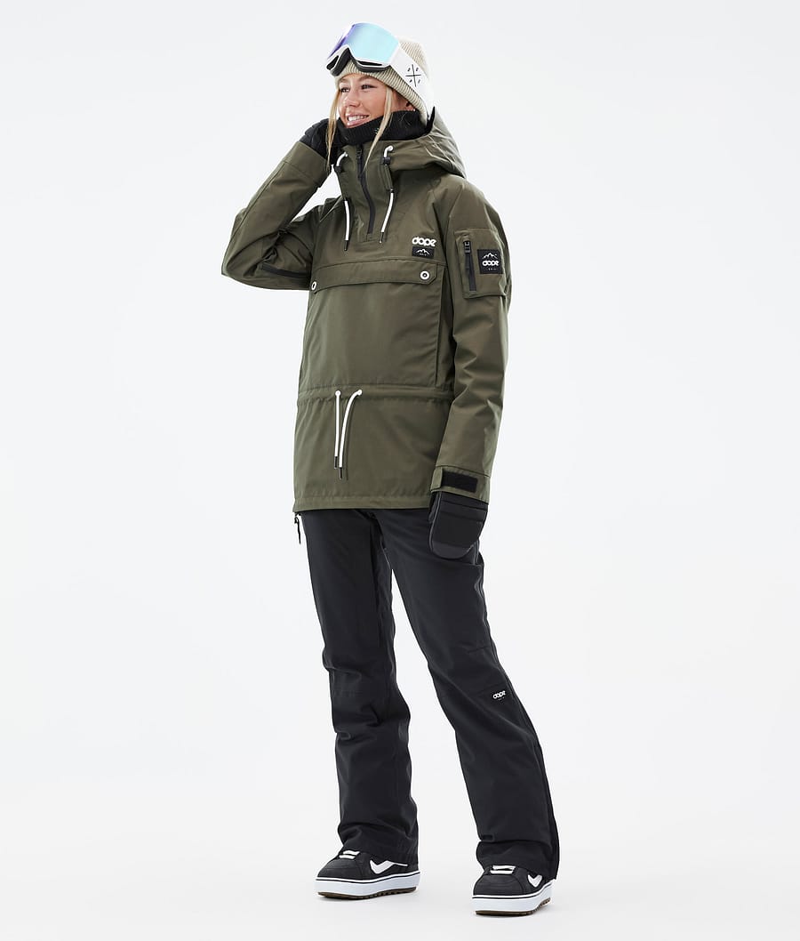 Dope Annok W Snowboardjacke Damen Olivgrün Grün | 073-JCRAFB