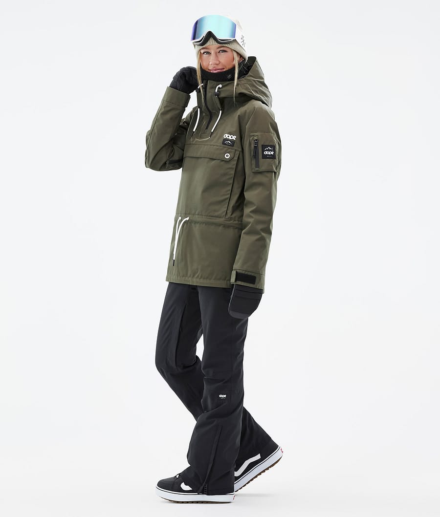 Dope Annok W Snowboardjacke Damen Olivgrün Grün | 073-JCRAFB