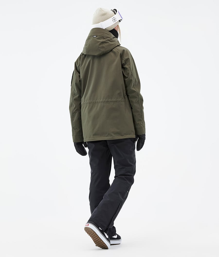 Dope Annok W Snowboardjacke Damen Olivgrün Grün | 073-JCRAFB