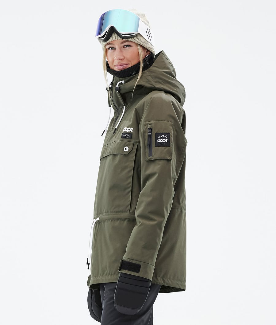 Dope Annok W Snowboardjacke Damen Olivgrün Grün | 073-JCRAFB