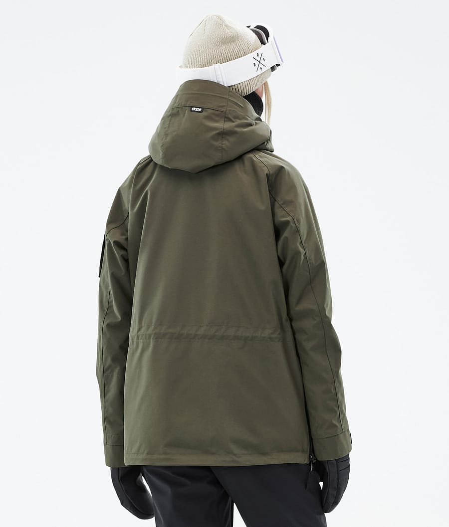 Dope Annok W Snowboardjacke Damen Olivgrün Grün | 073-JCRAFB