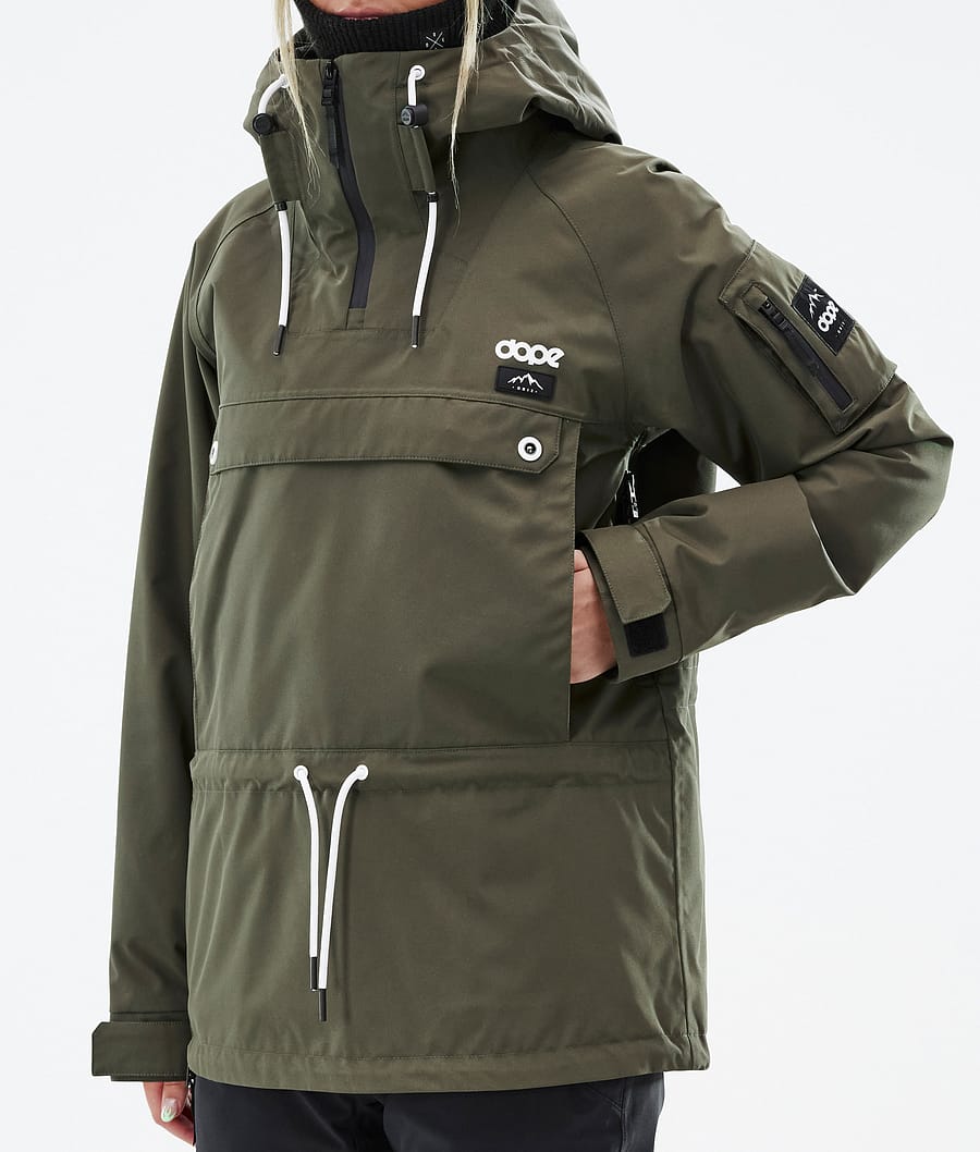 Dope Annok W Snowboardjacke Damen Olivgrün Grün | 073-JCRAFB