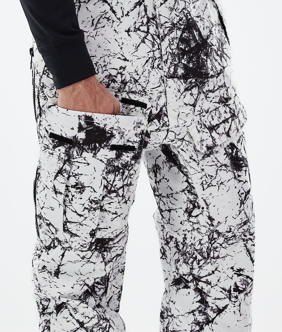 Dope Antek 2021 Snowboardhosen Herren Weiß Schwarz | 569-SZVGHL