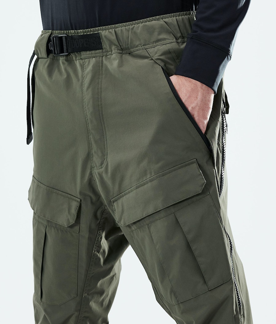 Dope Antek Snowboardhosen Herren Olivgrün Grün | 385-DTWRBH