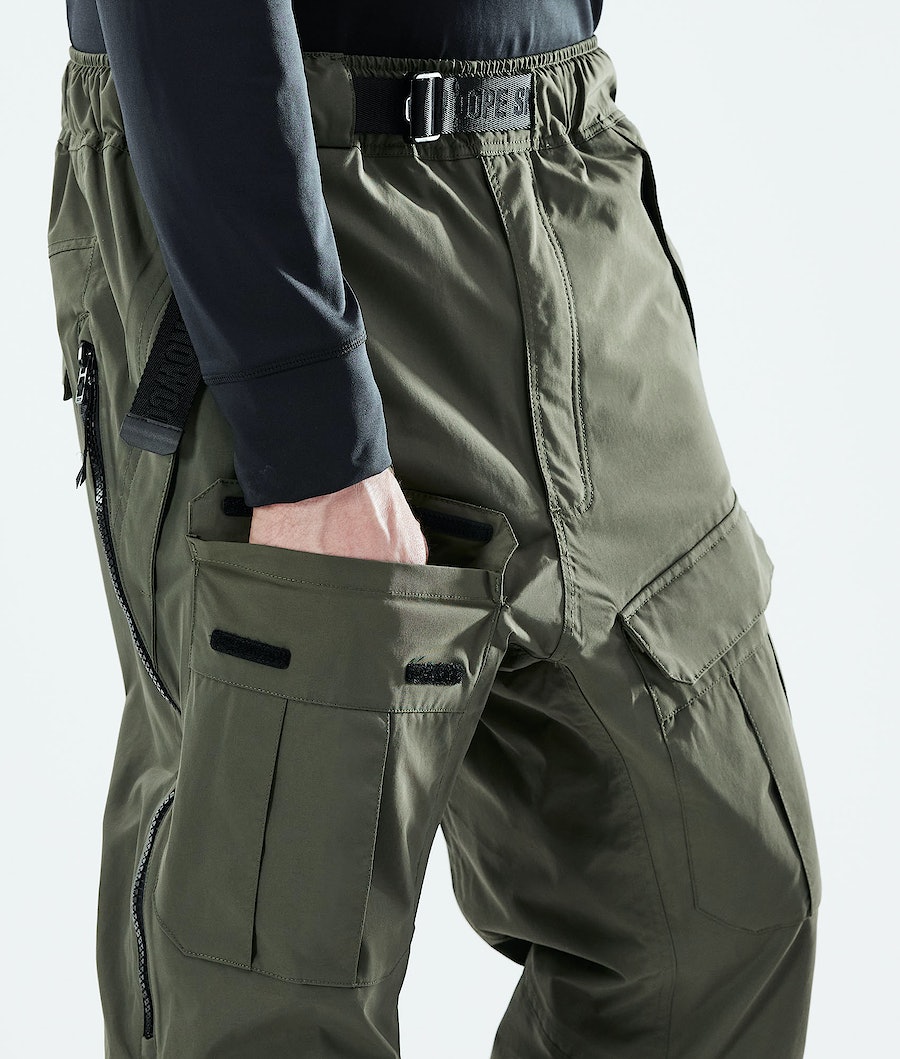 Dope Antek Snowboardhosen Herren Olivgrün Grün | 385-DTWRBH